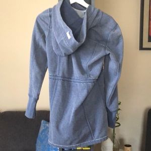 Kenzie long sleeve zip up hooded sweatshirt